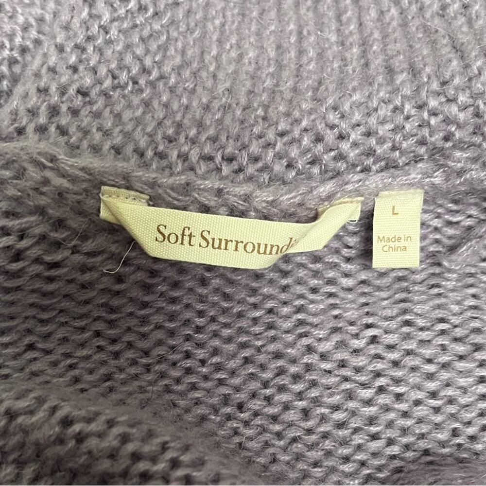 Size Large Soft Surroundings Soft Cozy Telluride Cardigan purple - Picture 3 of 6